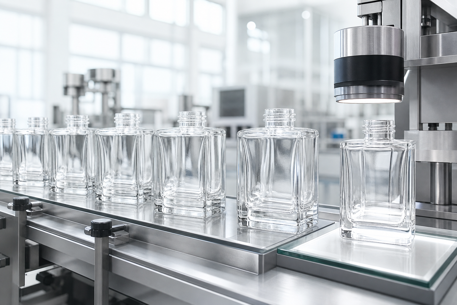 Modern glass bottle production line
