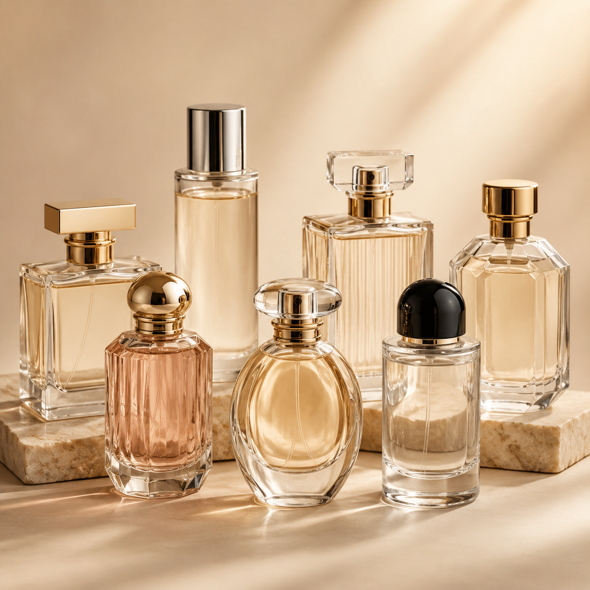 Premium glass perfume bottles and fragrance packaging components