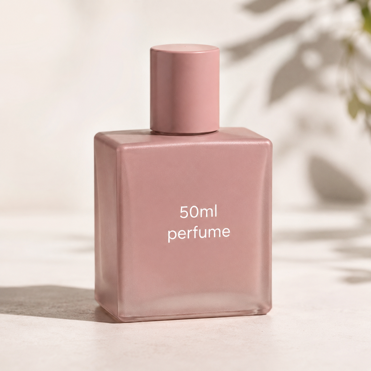 Color spraying painting on fragrance glass packaging